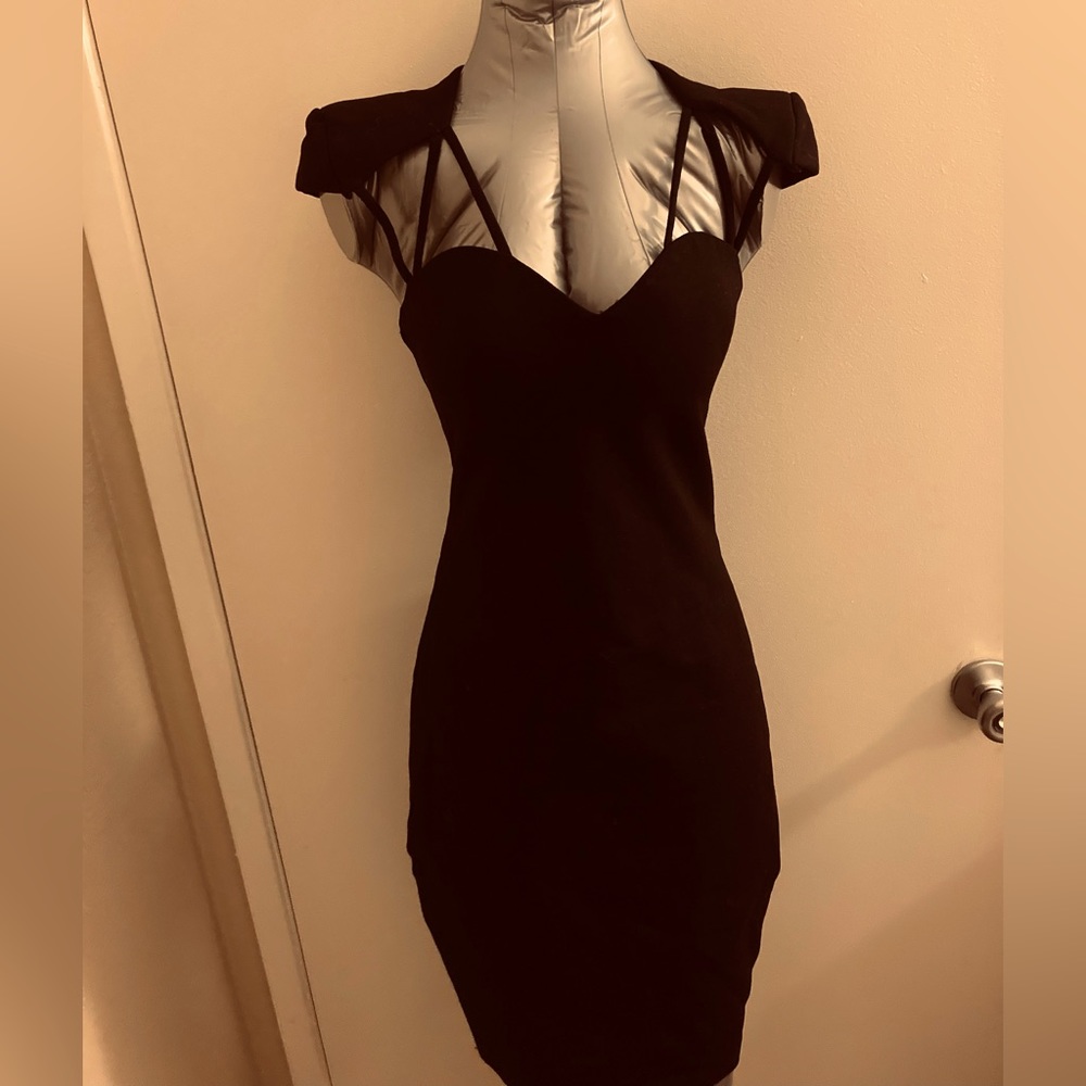 Sexy GUESS sweetheart neckline bodycon dress size S